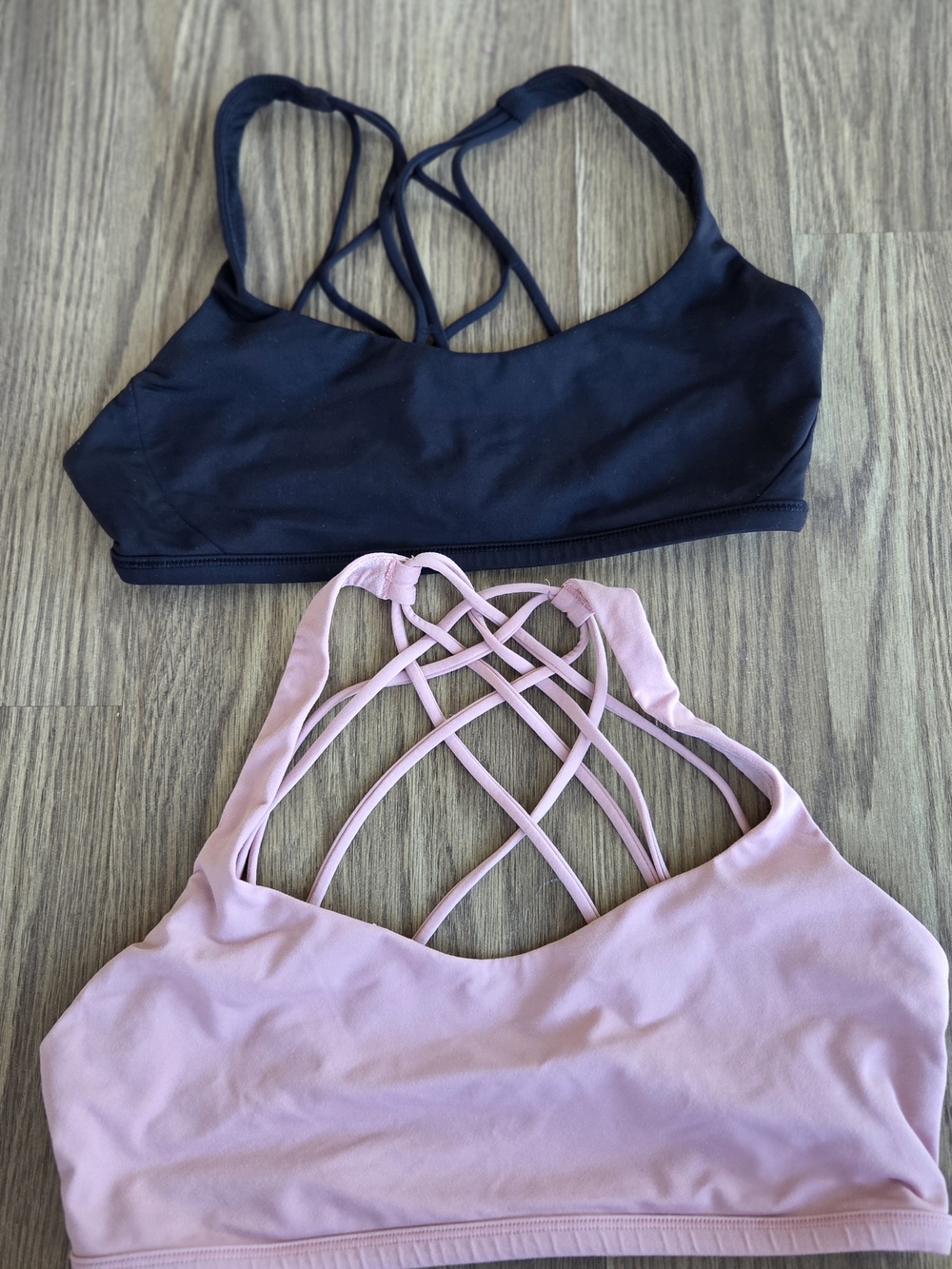 lululemon athletica Strappy Bralette Duo - Pink 8 & Black 6